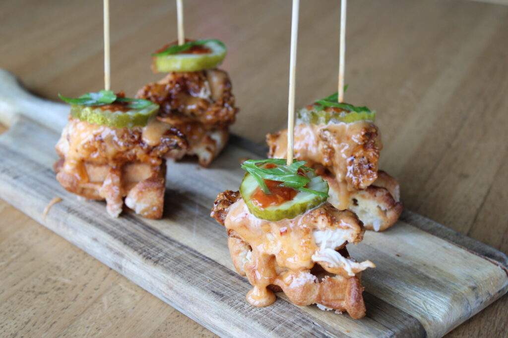 Chicken and Waffle Bites (5)